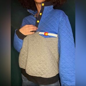 Colorblock Colorado Limited Quilted Sweater